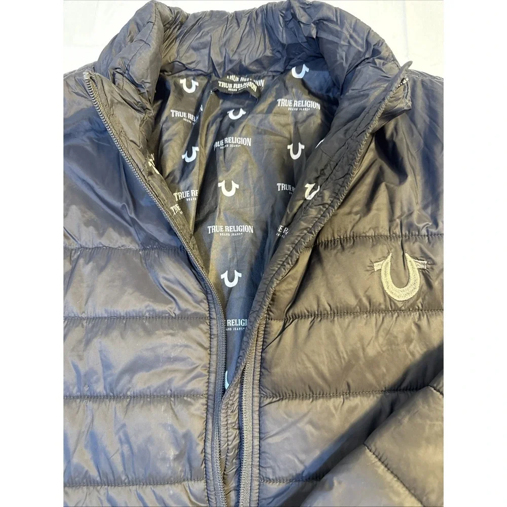 True‎ Religion   MEN XL (BLACK) PACKABLE  EXCELLENT PUFFER JACKET